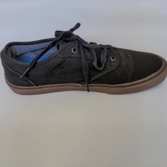 Vans Classic Lace Up Gum Sole Tennis Shoes Black Size 11.5 - Picture 5 of 7